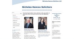 Desktop Screenshot of nicholashancox.co.uk